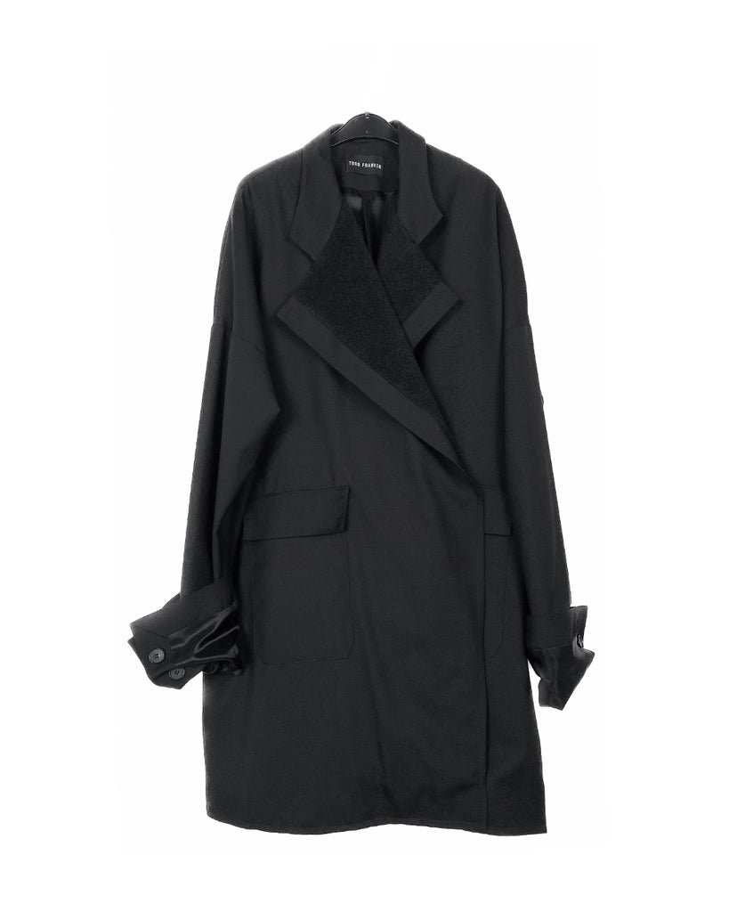 DANTE COAT SIDRA WOOL BLACK