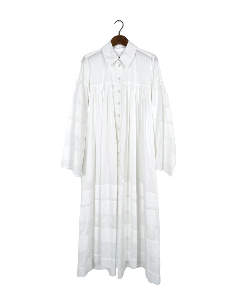 DIANA DRESS - WHITE COTTON