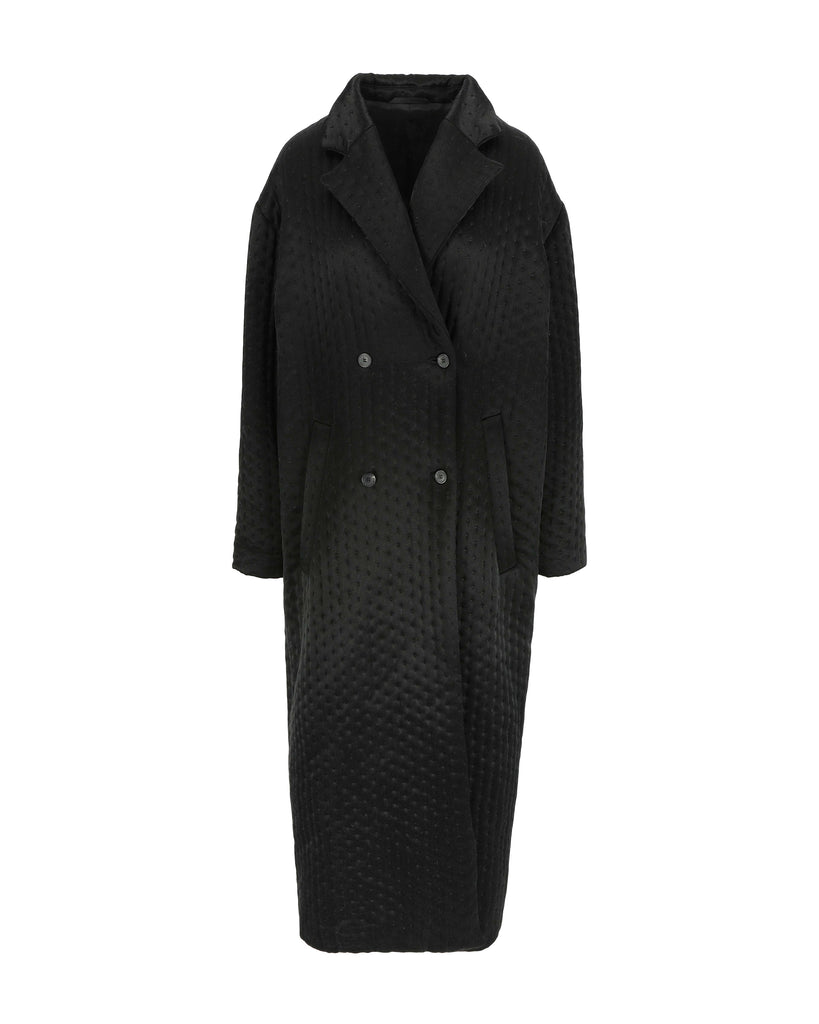 PAULA COAT - LASER BLACK