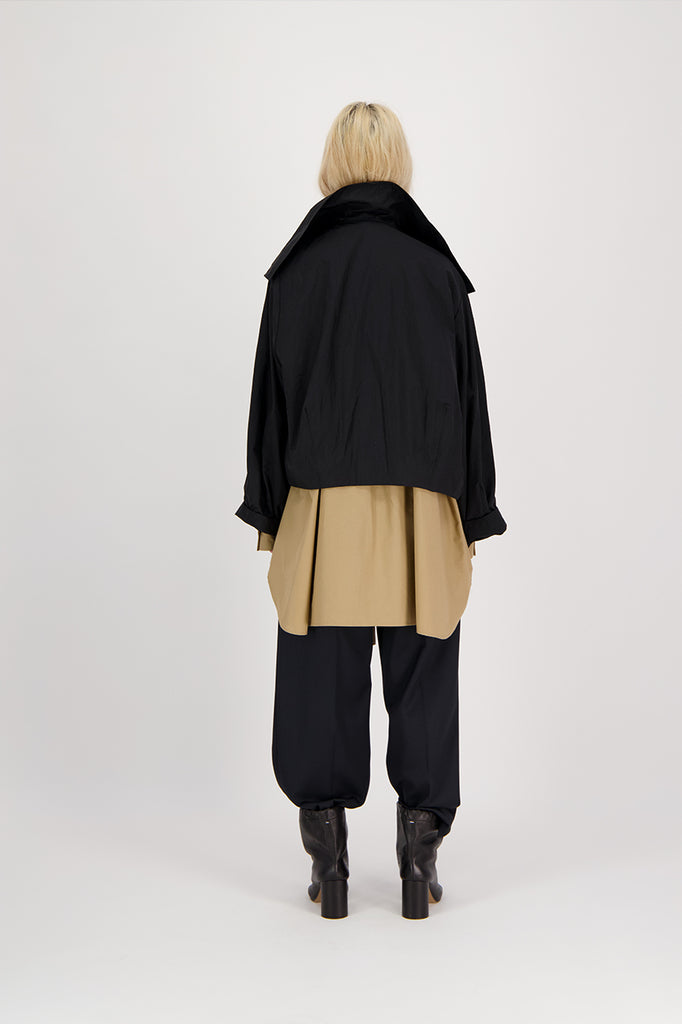 BOWIE BOMBER TAFFETA BLACK