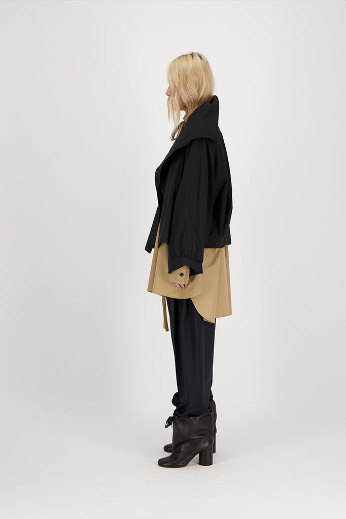 BOWIE BOMBER TAFFETA BLACK