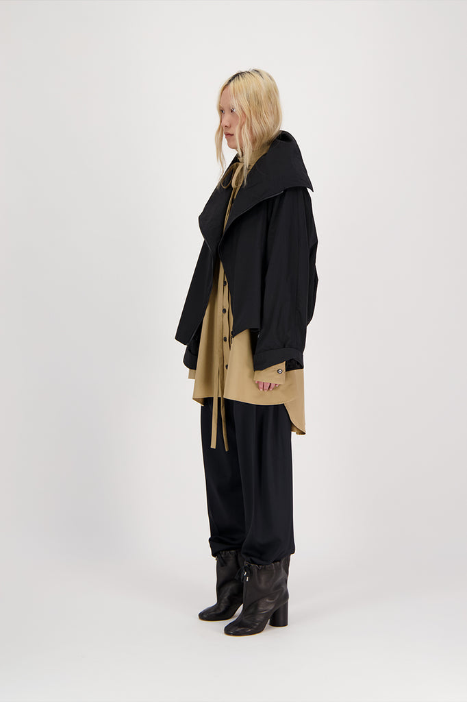 BOWIE BOMBER TAFFETA BLACK