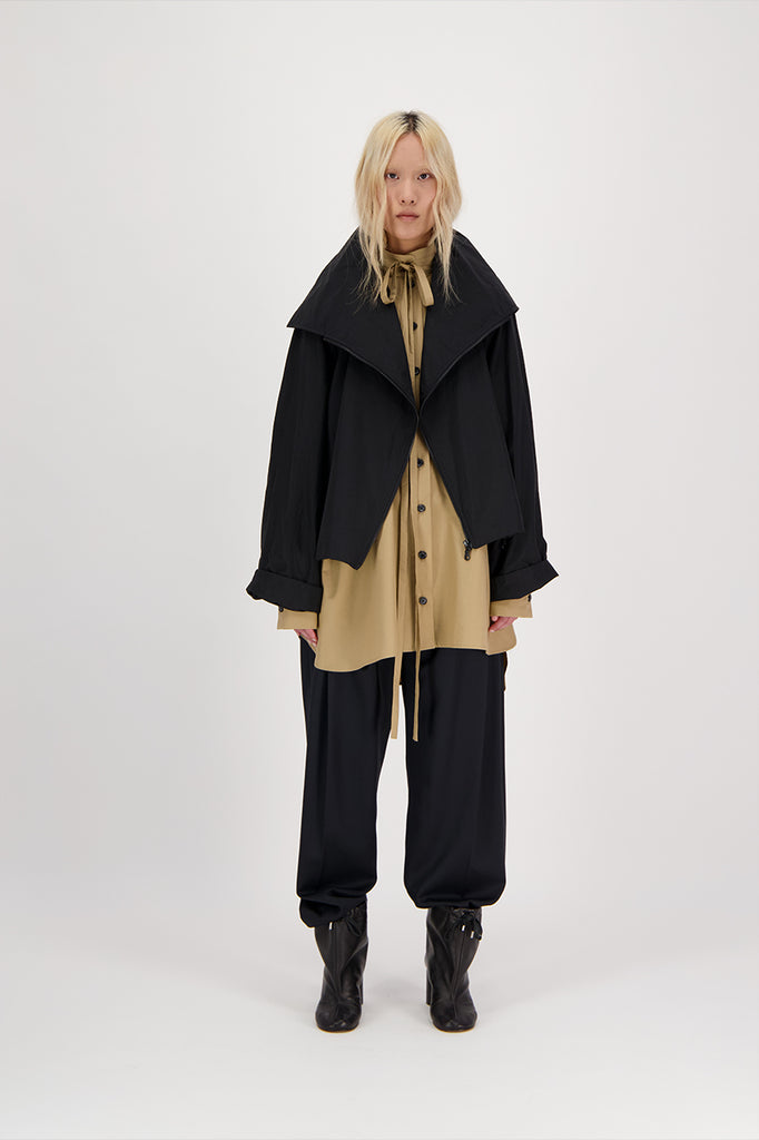 BOWIE BOMBER TAFFETA BLACK