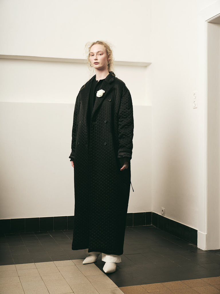 PAULA COAT - LASER BLACK