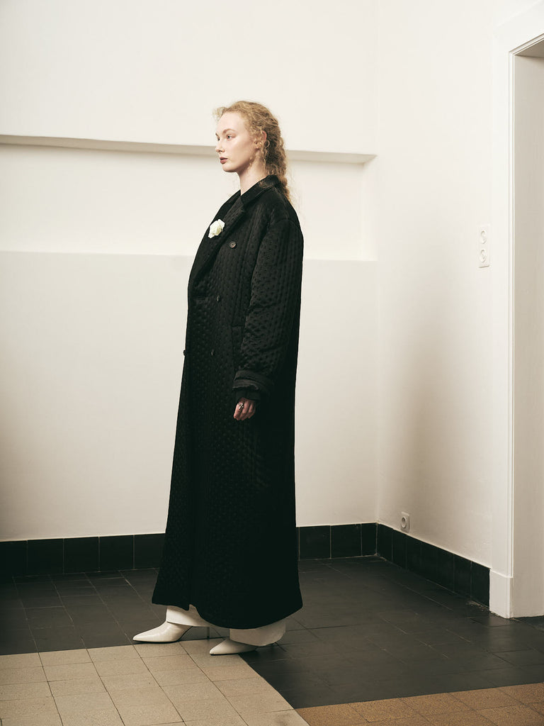 PAULA COAT - LASER BLACK