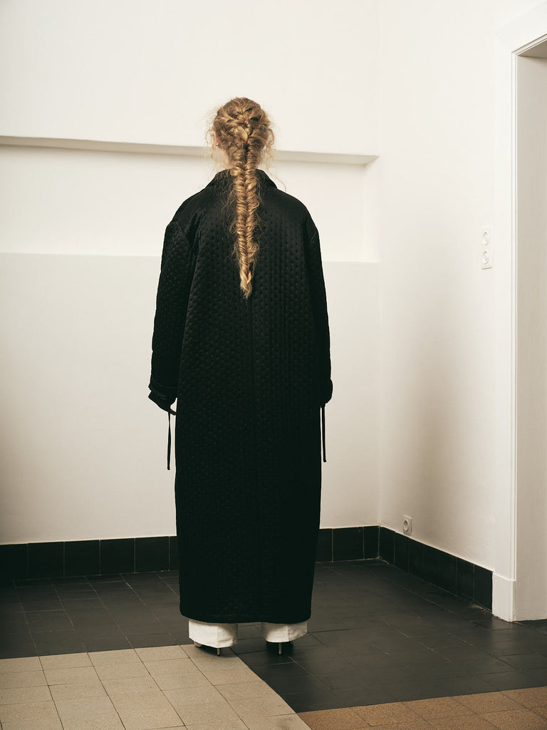 PAULA COAT - LASER BLACK