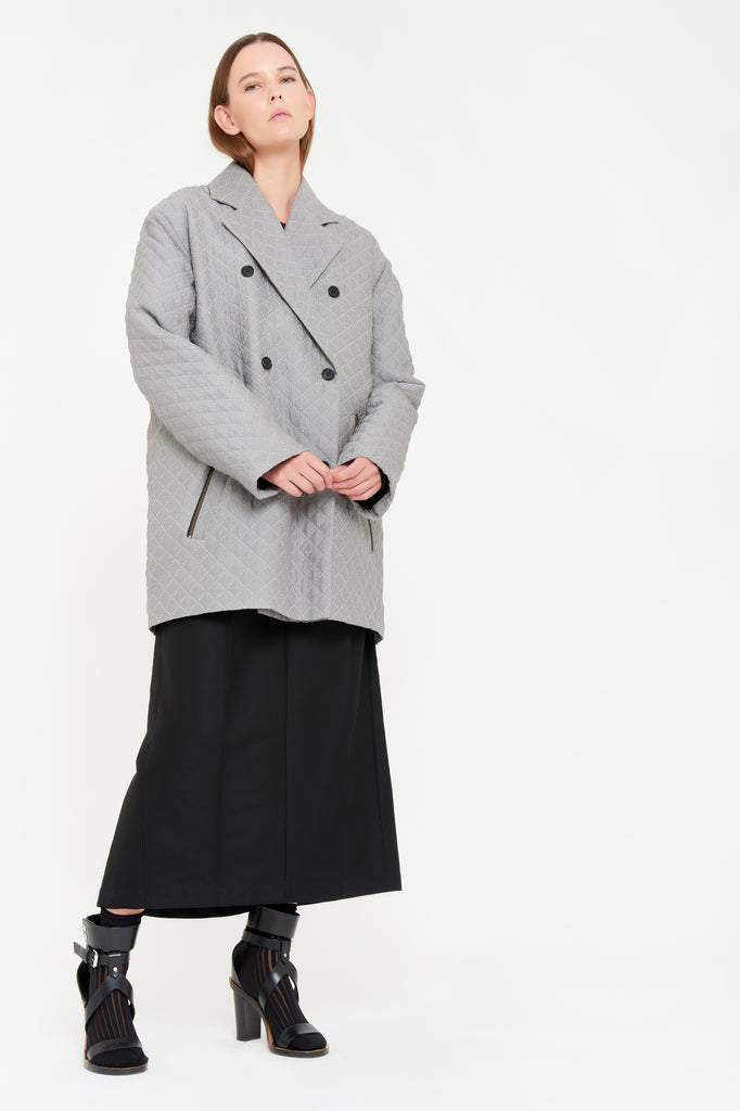 OONA COAT CERAMI GREY
