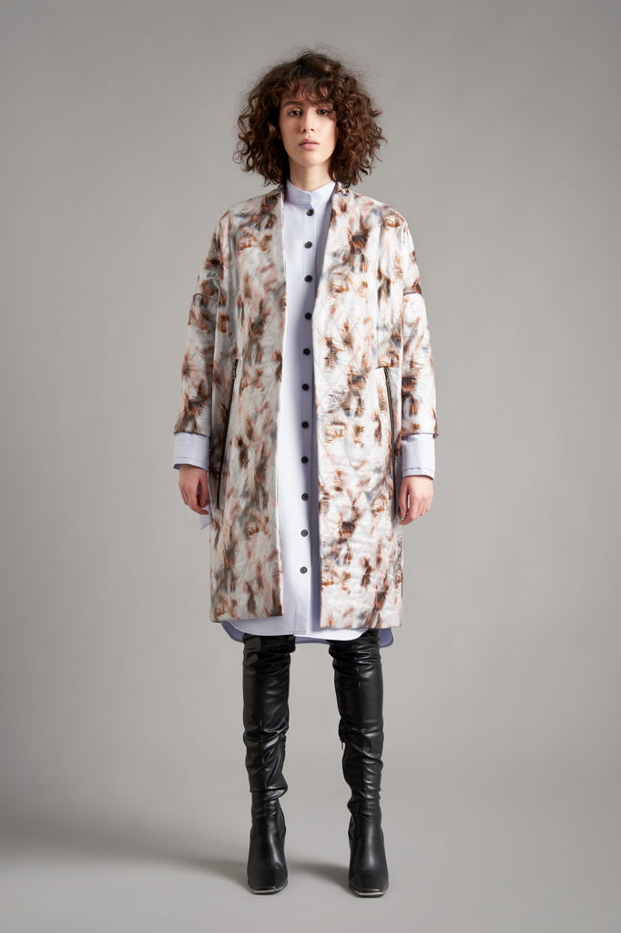 TINA COAT - MATTELASSE